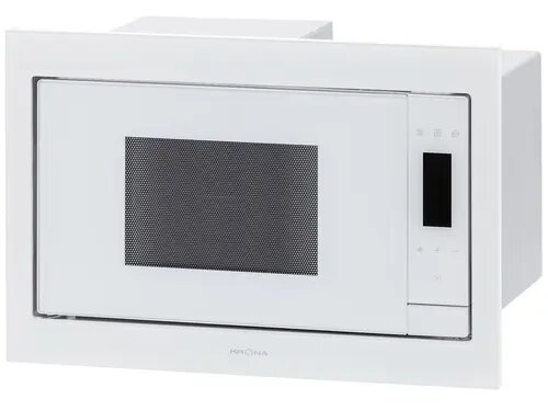 Встраиваемая микроволновая печь KRONA ESSEN 60 WH DOTS белый (31 л, диспл, гриль)