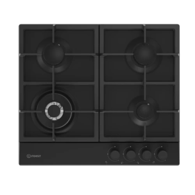 Поверхность газовая INDESIT THPM 642 WS/BL/I черный