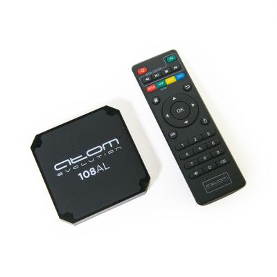 Смарт приставка ATOM-108AL (Android TV Box), Allwinner H313, 1/8Gb, АTOMevolution (10800)