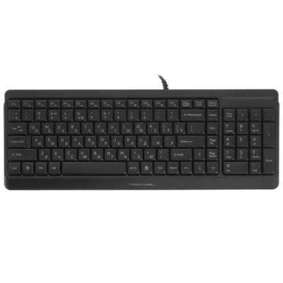 Клавиатура + мышь A4Tech Fstyler F1512 клав:черный мышь:черный USB (F1512 BLACK)