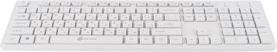 Комплект (клавиатура+мышь) OKLICK 240M, USB, беспроводной, белый