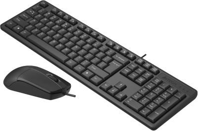 Клавиатура + мышь A4TECH KR-3330S черный черный USB