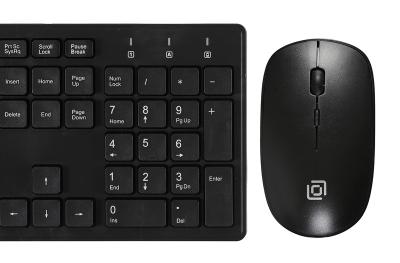 Клавиатура и мышь Oklick 240 M Multimedia Keyboard Black USB