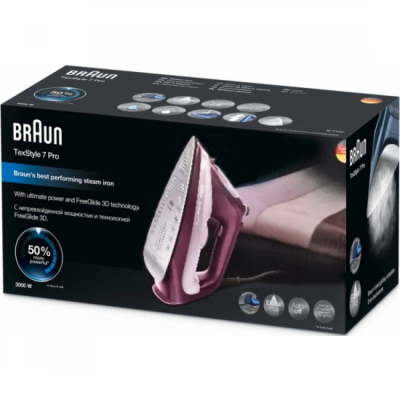 Утюг BRAUN SI7181VI фиолетовый