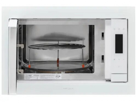 Встраиваемая микроволновая печь KRONA ESSEN 60 WH DOTS белый (31 л, диспл, гриль)