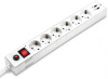 Сетевой фильтр BURO BU-SP3_USB_2A-W 3м (6 розеток) белый (коробка)