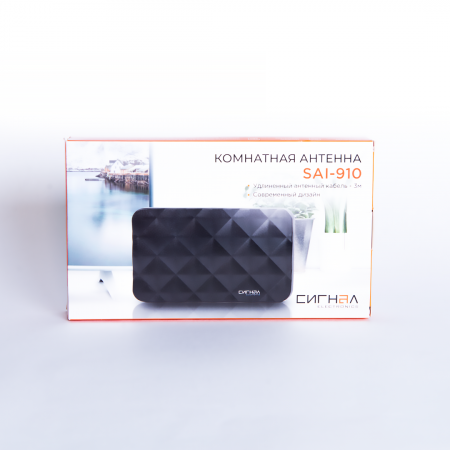 Антенна комнатная активная DVB-T2/ДМВ, Сигнал SAI 910