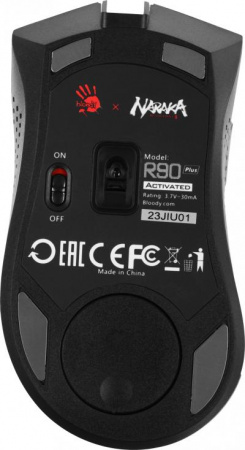 Мышь A4Tech Bloody R90 Plus Naraka белый/рисунок оптическая (5000dpi) беспроводная USB (7but)