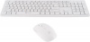 Комплект (клавиатура+мышь) OKLICK 240M, USB, беспроводной, белый