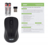 Мышь ACER OMR131 черный оптическая (1000dpi) беспроводная USB для ноутбука (2but) (ZL.MCEEE.01E)