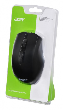 Мышь ACER OMR030 черный оптическая (1600dpi) беспроводная USB (3but) (ZL.MCEEE.007)