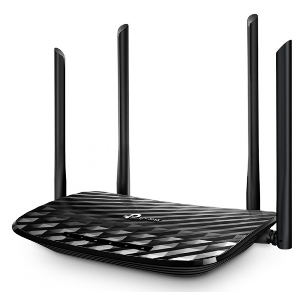 Маршрутизатор беспроводной TP-Link Archer C6 AC1200 10/100/1000BASE-TX черный
