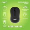 Мышь ACER OMR133 черный оптическая (1000dpi) беспроводная USB для ноутбука (2but) (ZL.MCEEE.01G)