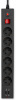 Сетевой фильтр BURO BU-SP1.8_USB_2A-B 1.8м (6 розеток) черный (коробка)