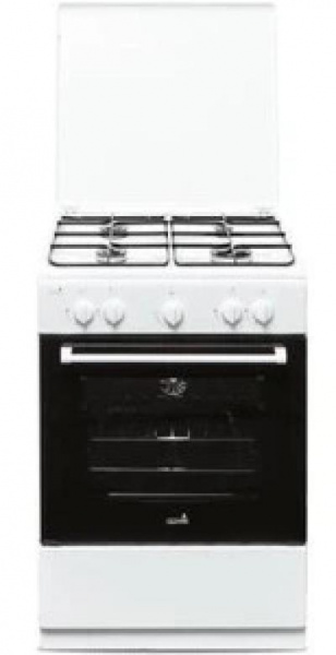 Плита газовая CEZARIS ПГ 3200-07 белый (крышка, розжиг)