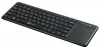 Клавиатура OKLICK 830ST черный USB беспроводная slim Multimedia Touch